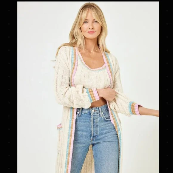L Space - Ivy Cardigan - Tapioca - Picture 2 of 6